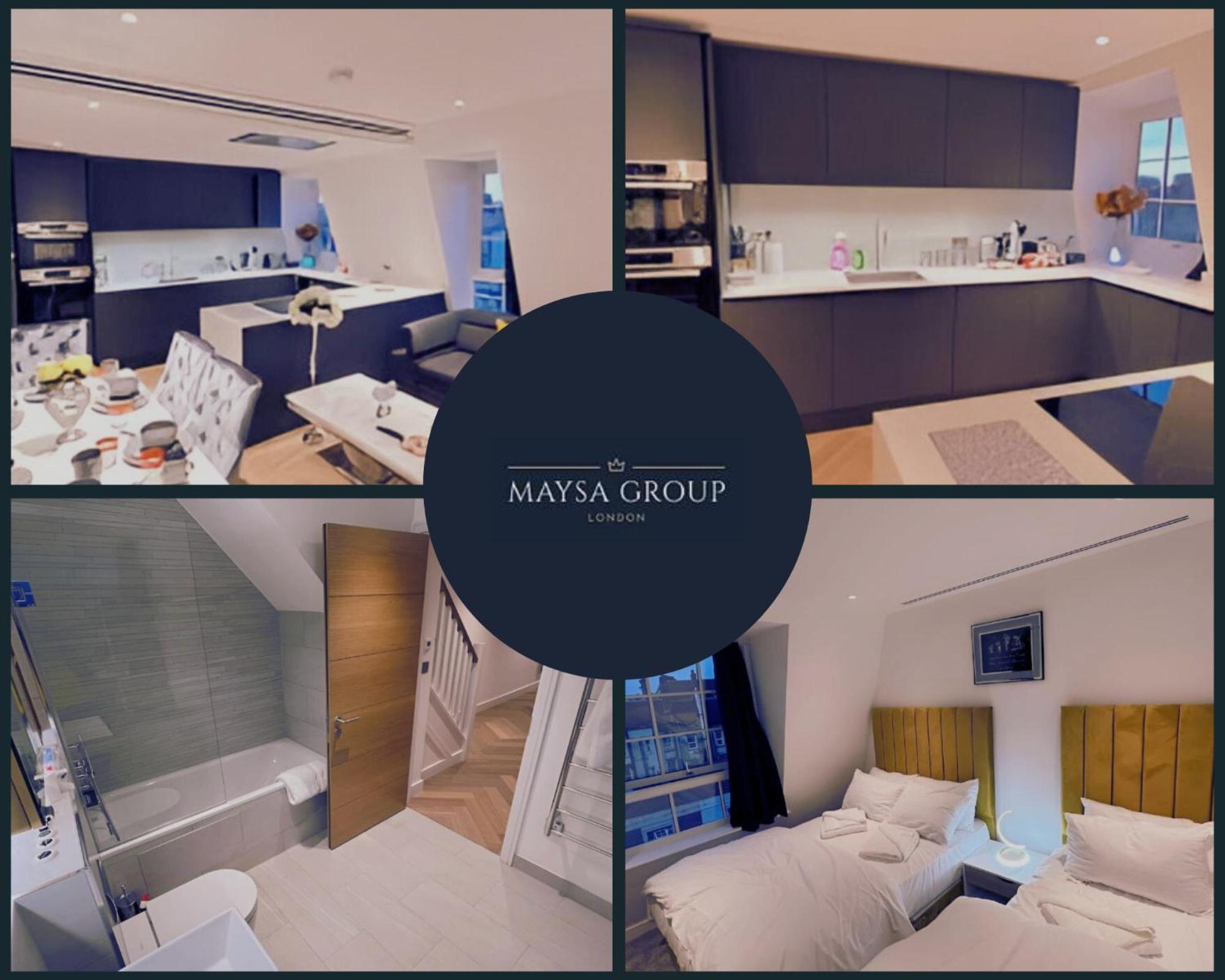 Reserve Amazing 2-Bedroom Penthouse In Marble Arch 74 London Luaran gambar